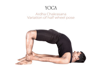 Yoga ardha chakrasana pose