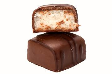 Set of two chocolate candy