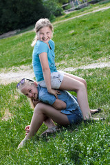 Fototapeta premium Nice girls