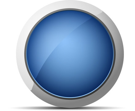 Blue Web Button