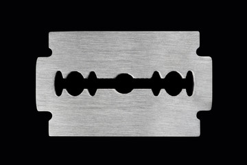 Brush Steel Texture Razor Blade