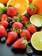 Fototapeta na wymiar Fruits and berries