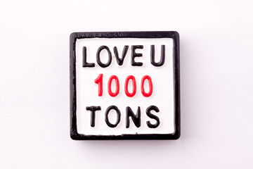 love you 1000 tons