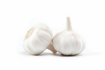 garlic bulb isolated on white background cutout