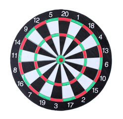dart board isolated on white