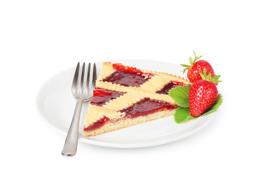 crostata di fragole