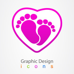 graphic design logo baby.