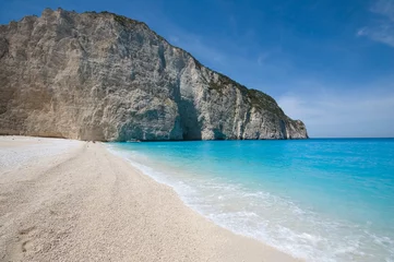 Photo sur Plexiglas Plage de Navagio, Zakynthos, Grèce Beautiful beach