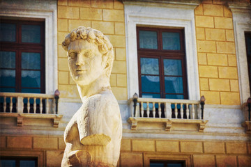 Piazza Pretoria - Palermo - old texture
