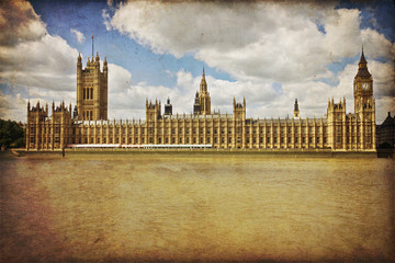 Fototapeta na wymiar Pałac Westminsterski