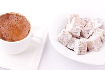 turkish coffee and turkish delight