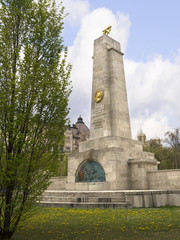 Obraz premium Soviet style Memorial in Budapest Hungary