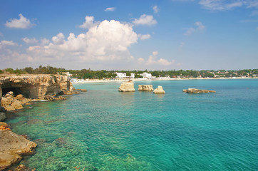 Spiaggia di Fontane Bianche vicino Siracusa