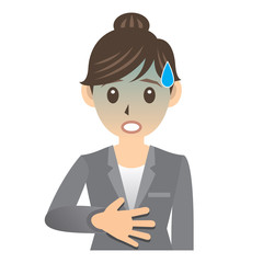 OL C 病気 イラスト 腹痛