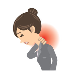 OL C 病気 イラスト 首こり