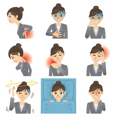 OL C 病気 イラスト