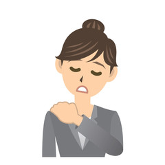 OL C 風邪 イラスト 肩凝り