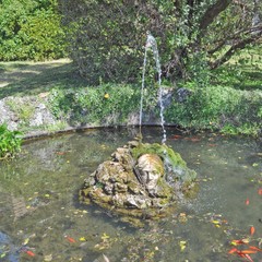 Aglie Castle fountain