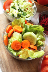 carrots and cucumbers salad