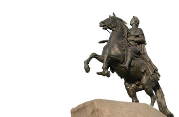 Fototapeta premium Pomnik w Sankt Petersburgu, cara Rosji Piotra Wielkiego