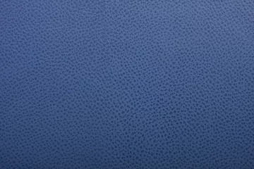 Papier Peint photo Lavable Cuir Surface en cuir bleu