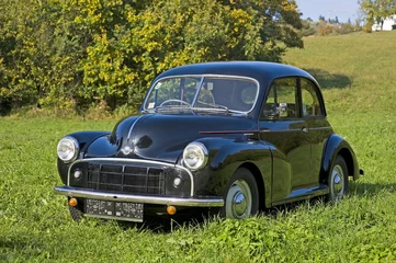 Photo sur Plexiglas Vielles voitures Oldtimer-Morris-Minor-1951 1645