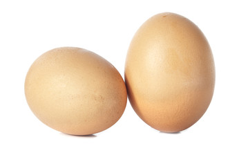 two eggs are isolated