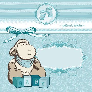 welcome baby boy card