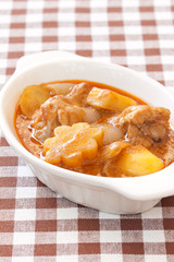 Thai delicious massaman curry as world class favorite food