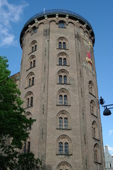 Fototapeta na wymiar Rounds Turm w Kopenhadze