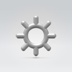 Settings icon vector illustration