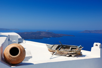 Santorini, Greece - obrazy, fototapety, plakaty