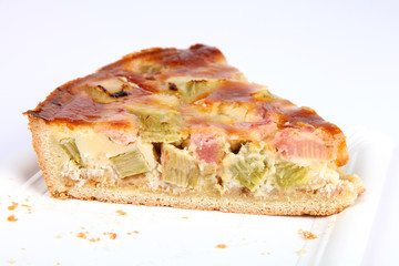 Kuchen mit Rhabarber