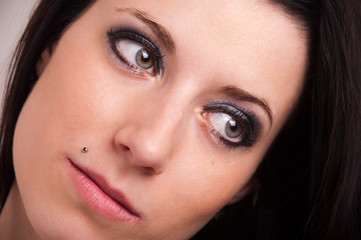 Obraz premium portrait beauté maquillage