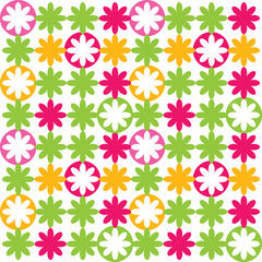 colorful abstract floral pattern seamless