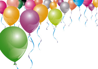 Ballons, Party, Fest, Geburtstag