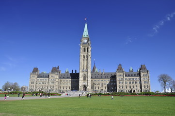 Canadian Parliament Building in Ottawa