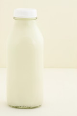quart glass milk bottle