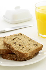 delicious light fresh breakfast