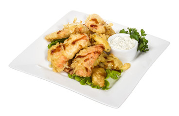 Salmon Tempura , Japanese Food