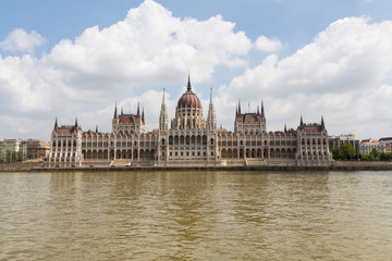 Fototapeta premium Budapest, the building of the Parliament (Hungary)