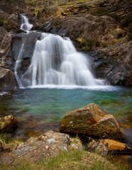 waterfall and pool