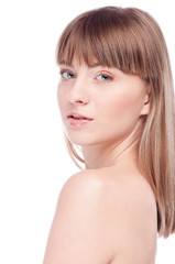 Fototapeta premium Woman with perfect health face