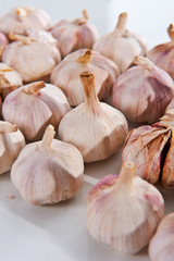close up of garlic in studio