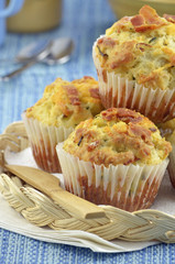 Bacon cheddar muffins