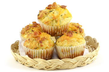 Bacon cheddar muffins