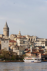 Fototapeta na wymiar The Galata Tower, Istanbul
