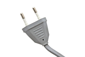 Gray electric plug