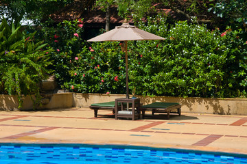 Swimming pool in Thailand