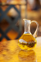 bottle of olive oil